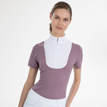 Polo shirt de compétition Euro-Star Ines Sureau Marron