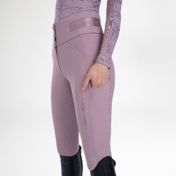Pantalon d'équitation Euro-Star Athletic Luxe FullGrip Sureau Marron