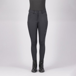 Pantalon d'équitation Euro-star Arista diamond FullGrip Noir