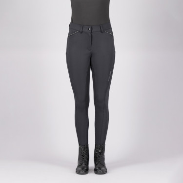 Pantalon d'équitation Euro-star Arista diamond FullGrip Noir