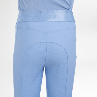 Pantalon d'équitation Euro-Star Impressive FullGrip Kids Bleu clair Pantalon d'équitation Euro-Star Impressive FullGrip Kids Bleu clair