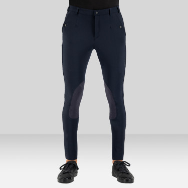 Pantalon d'équitation Euro-star Gabriel Grip Connect Knee Nuit Bleu marine Pantalon d'équitation Euro-star Gabriel Grip Connect Knee Nuit Bleu marine