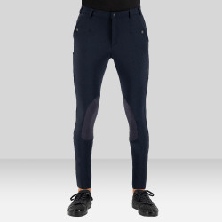 Rijbroek Euro-star Gabriel Grip Connect Knee Nacht Marineblauw