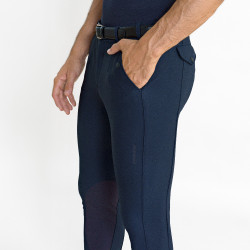 Pantalon d'équitation Euro-star Gabriel Grip Connect Knee Nuit Bleu marine Pantalon d'équitation Euro-star Gabriel Grip Connect Knee Nuit Bleu marine
