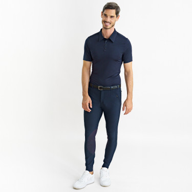 Pantalon d'équitation Euro-star Gabriel Grip Connect Knee Nuit Bleu marine Pantalon d'équitation Euro-star Gabriel Grip Connect Knee Nuit Bleu marine