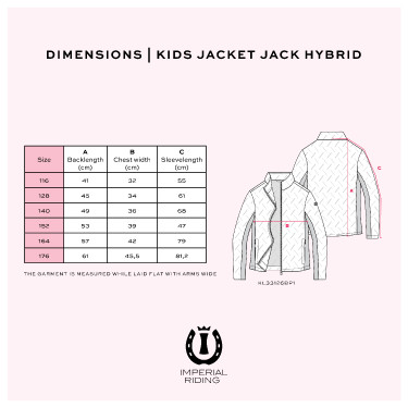 Kinderjas Imperial Riding Jack Hybrid Zwart