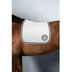 Tapis de selle Rider Harcour Karembar Blanc / noir Tapis de selle Rider Harcour Karembar Blanc / noir