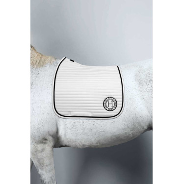 Tapis de selle Rider Harcour Karembar Blanc / noir Tapis de selle Rider Harcour Karembar Blanc / noir