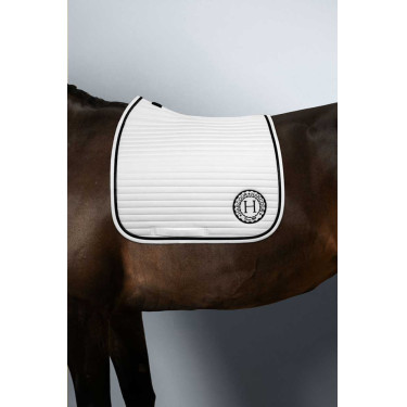Tapis de selle Rider Harcour Karembar Blanc / noir Tapis de selle Rider Harcour Karembar Blanc / noir