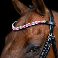 Voorhoofdband Imperial Riding Beads Multi roze