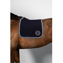 Tapis de selle Rider Harcour Karembar Marine / paon Bleu marine Tapis de selle Rider Harcour Karembar Marine / paon Bleu marine