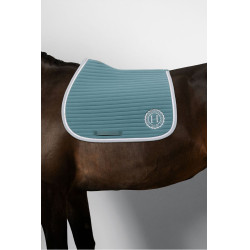 Tapis de selle Rider Harcour Karembar Paon Bleu Tapis de selle Rider Harcour Karembar Paon Bleu