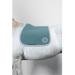 Tapis de selle Rider Harcour Karembar Paon Bleu Tapis de selle Rider Harcour Karembar Paon Bleu