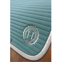 Tapis de selle Rider Harcour Karembar Paon Bleu Tapis de selle Rider Harcour Karembar Paon Bleu