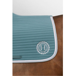 Tapis de selle Rider Harcour Karembar Paon Bleu Tapis de selle Rider Harcour Karembar Paon Bleu