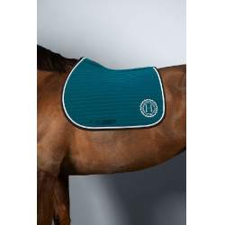 Tapis de selle Rider Harcour Karembar Bleu pétrole Tapis de selle Rider Harcour Karembar Bleu pétrole