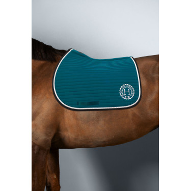 Tapis de selle Rider Harcour Karembar Bleu pétrole Tapis de selle Rider Harcour Karembar Bleu pétrole
