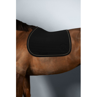 Tapis de selle Rider Harcour Karembar Noir / noir doré Tapis de selle Rider Harcour Karembar Noir / noir doré