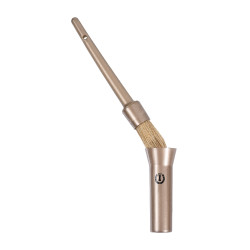 Hoefkwast Imperial Riding klein formaat Donker metallic taupe Goud