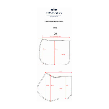 Tapis de selle HV Polo Elisa Dressage Marine Bleu marine Tapis de selle HV Polo Elisa Dressage Marine Bleu marine