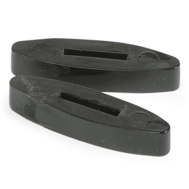 Arrêtoirs de rênes silicone Shires Noir