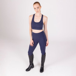 Brassière de sport React Shires Aubrion Minuit Bleu