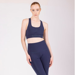 Sportbeha React Shires Aubrion Middernacht Blauw