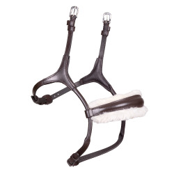 Caveçon rond doublé polaire Shires Velociti Rapida Marron