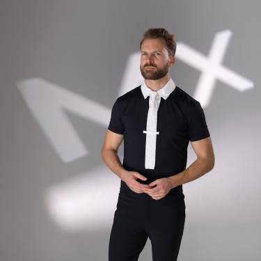 Chemise de concours à boutons Optima MX homme Shires Aubrion