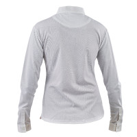 Chemise de concours manches longues Shires Aubrion Blanc