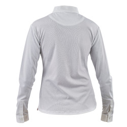 Wedstrijdshirt met lange mouwen Shires Aubrion Wit