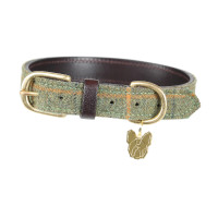 Hondenhalsband in tweed Shires Digby & Fox Rood/geel/blauwe ruiten Motieven Hondenhalsband in tweed Shires Digby & Fox Rood/geel/blauwe ruiten Motieven
