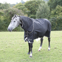 Halsstuk voor buitendeken Plus 200 Shires Highlander Zwart