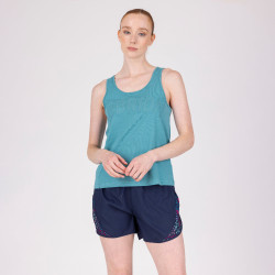 Shires Aubrion React katoenen tanktop Nevel Blauw