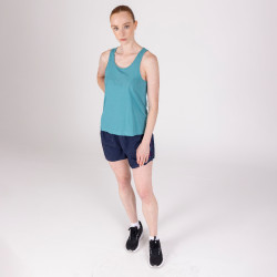 Shires Aubrion React katoenen tanktop Nevel Blauw