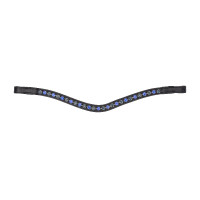 Frontal deux tons Shires Velociti Gara Noir / bleu