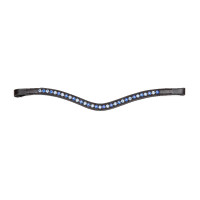 Frontal strass bleu Shires Velociti Gara Noir