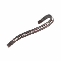 Frontal strass large Shires Velociti Gara Marron / transparent Blanc