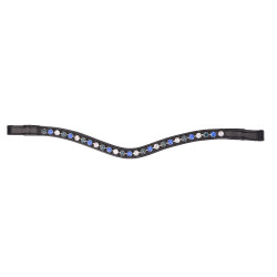 Frontal trois tons Shires Velociti Gara Noir / bleu