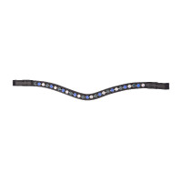 Shires Velociti Gara frontriem in drie tinten Zwart / blauw