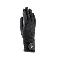Gants d'équitation Aero FlexFit enfant Shires Aubrion Noir