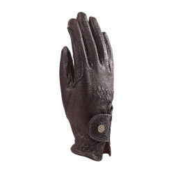 Gants d'équitation Estade Shires Aubrion Marron