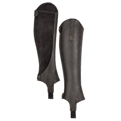 Mini-chaps synthétiques adulte Shires Moretta Noir