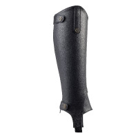 Synthetische mini-chaps voor kinderen Shires Moretta Zwart