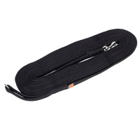 Laisse extra-longue en sangle matelassée Shires Digby & Fox Noir Laisse extra-longue en sangle matelassée Shires Digby & Fox Noir
