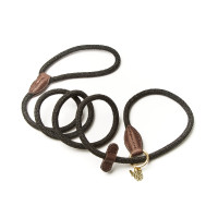 Laisse lasso en corde fine Shires Digby & Fox Noir