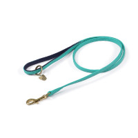 Laisse pour chien en cuir matelassé Shires Digby & Fox Aqua Bleu Laisse pour chien en cuir matelassé Shires Digby & Fox Aqua Bleu