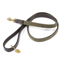 Laisse pour chien en tweed Shires Digby & Fox Carreaux rouge / jaune / bleu Motifs