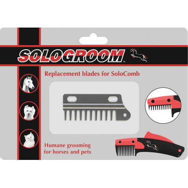 Lames de rechange Shires Solocomb Argent