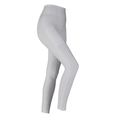 Legging d'équitation Hudson Shires Aubrion Blanc